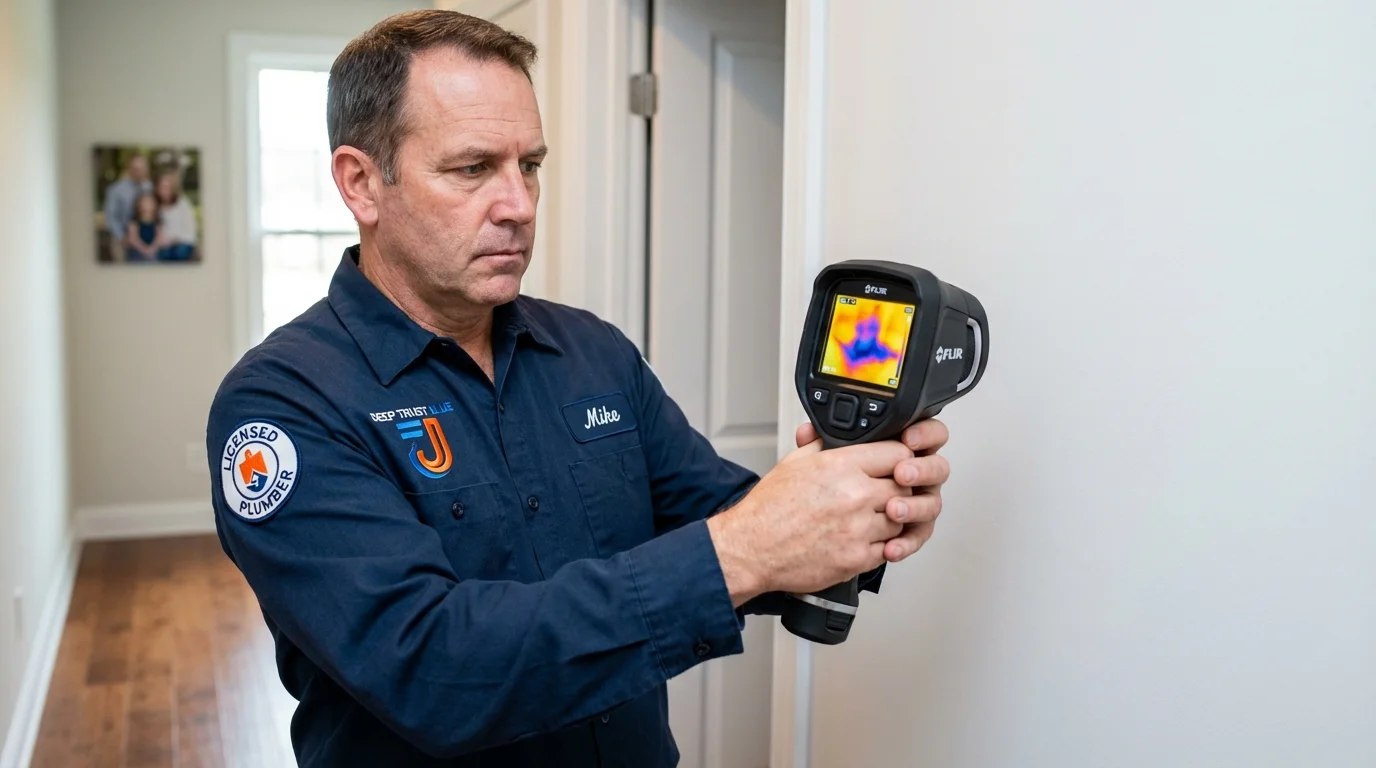 Thermal imaging leak detection by Johns Plumbing LLC in Balm